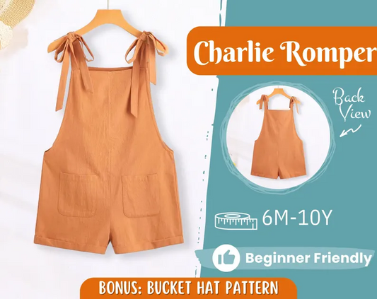 Versatile Romper Sewing Pattern – Perfect for Babies, Kids & Adults!